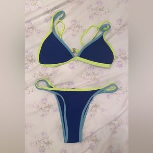 Multi colored shein bikini